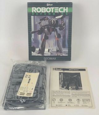 Revell Robotech Defenders Decimax Complete Rare Vintage 1146 80s Japanese Model