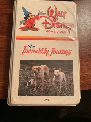 Disney The Incredible Journey 1985 White Box Rare Vintage