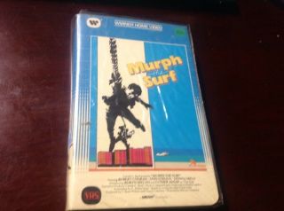 Rare Wb 1985 Clamshell Vhs Murph The Surf Not On Dvd Robert Conrad Donna Mills