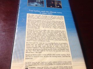 RARE WB 1985 CLAMSHELL VHS MURPH THE SURF NOT ON DVD Robert Conrad Donna Mills 3