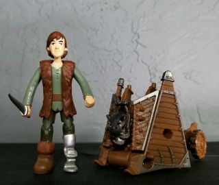 Hiccup 3 " Action Figure How To Train Your Dragon Rare