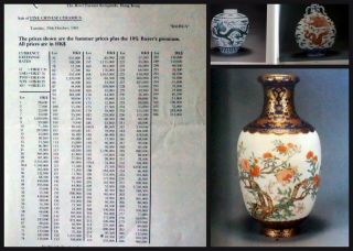 Sotheby’s Chinese Ceramics Hong Kong 10/29/1991 Out Of Print RARE 2