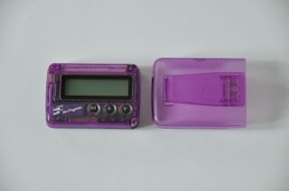 Nec 20b Rare Purple Transparent Pager Collectable Item Bel Pagette