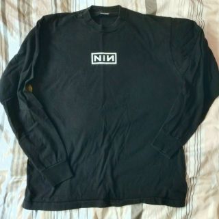 Rare Vintage Nine Inch Nails Long Sleeved Shirt Xl Nin Downward Spiral 90s