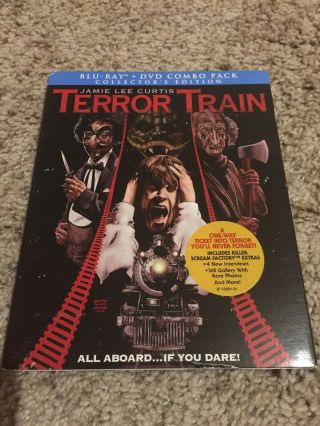 Terror Train - Slipcover Only - Blu - Ray Scream Factory - Oop Rare Horror 80s