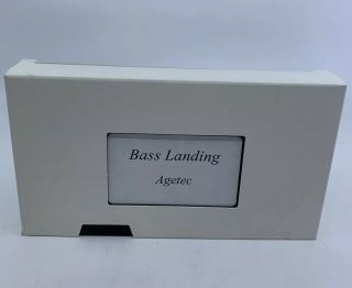Bass Landing - Playstation 1 (ps1) Rare Store Promo Vhs Tape - Agetec Exclusive