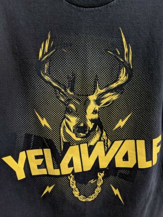 Yelawolf Gold Buck Logo Mens T Shirt Rap Hip - Hop Rare Large