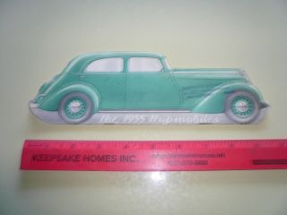 1935 Hupmobiles Sales Brochure - Vintage Die Cut Rare -
