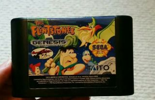 Flintstones (sega Genesis,  1993).  Rare Game