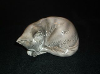 Rare Vintage Goebel Kitty Cat Piggy Bank With Key & Lock 50 047 08 Porcelain