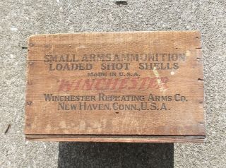 Vintage Winchester Small Arms Advertising Ammunition Box Rare 20 Ga.  2 3/4 " Nr