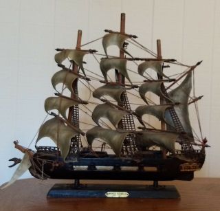 Rare Antique Fragata Espanola 1780 Ship