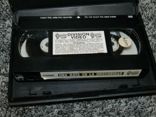 RARE HORROR VHS UNA RATA EN LA OBSCURIDAD ANA LUISA PELUFFO MDVC / DIVISION VID 4