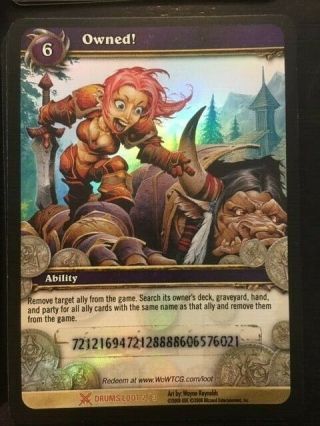 World of Warcraft TCG loot cards RARE & UNCOMMONs - some 3/3s & 2/3s OWNED 2