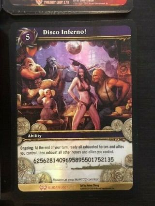 World of Warcraft TCG loot cards RARE & UNCOMMONs - some 3/3s & 2/3s OWNED 3