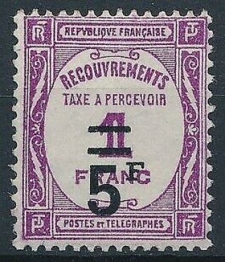 [38770] France 1929/31 Good Rare Postage Due Stamp Very Fine Mnh Value $200