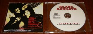 RARE DVD Black Sabbath - FULL 11 Track LIVE at Olympia Theatre Paris 12/19/1970 2