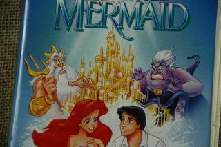 Walt Disney Classic: The Little Mermaid Black Diamond Classic Banned Cover RARE 2
