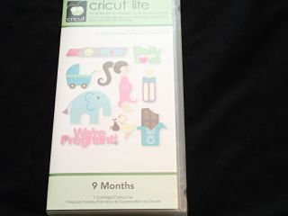 9 Months Baby Htf Rare Cricut Cartridge With Booklet Box Overlay Linked