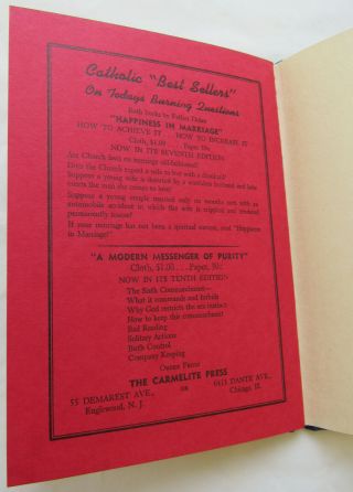Matt Talbot Alcoholic Albert Dolan O Carm Carmelite Press First Printing Rare 5