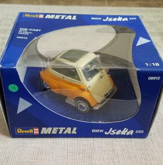 1:18 Rare Revell (bubble Car) Metal Bmw Jsetta 250 08912 Model Car Diecast