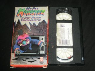 My Pet Monster (vhs) Live - Action Videocassette 1986 Rare Cult Kids Flick