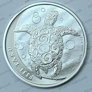 Fiji 2010 $2 Fiji Taku 1 Oz Silver Coin Proof - Like Rare First Year Of Coinage