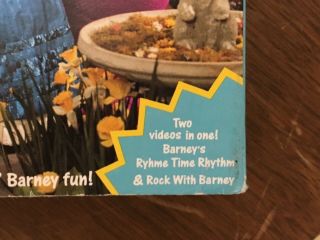 Barney ' s Rockin ' Rhyme Time vhs Extremely Rare Blockbuster Exclusive 6