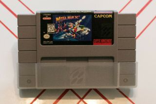 Mega Man X2 Nintendo Snes W/ Dust Cover Megaman X - 2 Capcom Rare