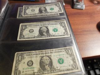 STAR NOTES IN COLLECTORS BOOK WITH OTHER RARE NOTES 5