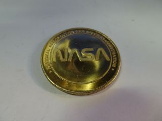 Rare NASA Coin from 1969 Apollo 11 1st Manned Lunar Landing 3
