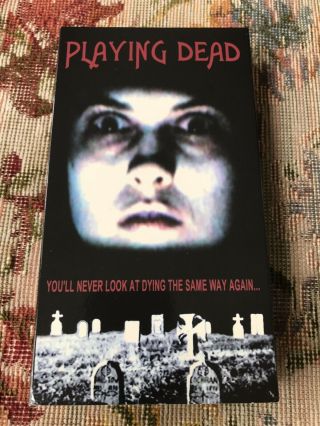 Playing Dead Vhs Horror Rare Zombies