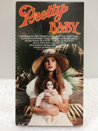 Pretty Baby - Vhs - Rare Oop - Brooke Shields Susan Sarandon Louis Malle - 1977