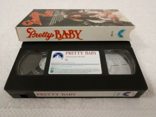 PRETTY BABY - VHS - RARE OOP - Brooke Shields Susan Sarandon Louis Malle - 1977 3