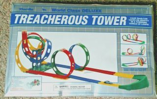 Darda Treacherous Tower World Class Deluxe Race Track 100 Complete Rare