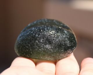 HUGE,  NEAR FLAWLESS,  VERY RARE,  FROSTY OLIVE/MOSS GREEN SEAGLASS SPECIMEN 8