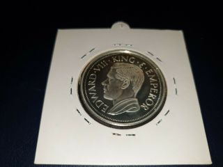 Cyprus 1936 Silver Richard Lobel Series Rare Edward Vii Coin
