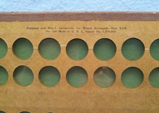 Rare 1930s Raymond National Coin Album Page For Indian Cents