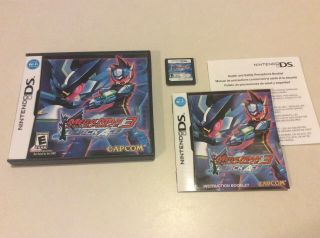 Mega Man Star Force 3: Black Ace (nintendo Ds,  2009) Complete Rare