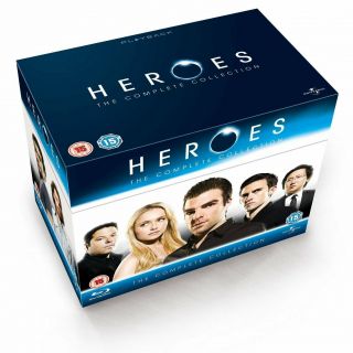Heroes (complete Series 1 - 4) Blu - Ray Rare Uk Import Region
