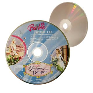 (nearly) Rare The Princess And The Pauper Barbie Music Cd - Xclusivedealz