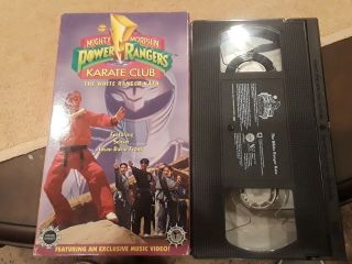 [mighty Morphin Power Rangers Karate Club] 1995.  Vhs.  [very Rare]