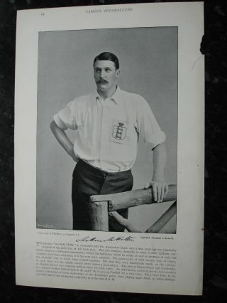 Rare Famous Footballers,  064 Arthur Walters Charterhouse 1895 - 96