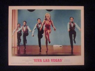 1964 Viva Las Vegas Rare Movie Lobby Card 1 Elvis Presley Ann - Margret