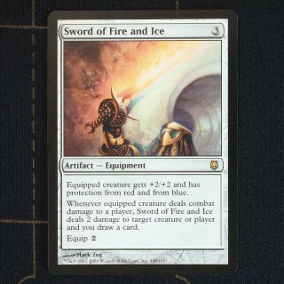 Sword Of Fire And Ice 148 (1x Card) - Mtg Darksteel,  Rare,  Mp,  (d)