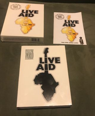 Live Aid Queen,  Madonna Bowie,  Jagger,  Sting Rare 1985 (dvd,  2004,  4 - Disc Set)
