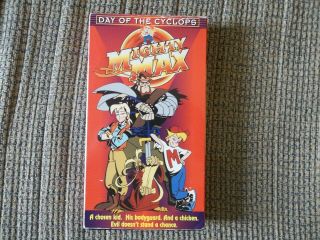 Mighty Max Day Of The Cyclops Vhs Rare