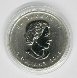 2014 Silver 1 oz Canada Birds of Prey Falcon Rare Colorized Coin 3