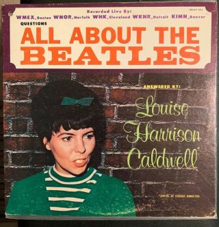 All About The Beatles - Rare Lp With Louise Harrison Caldwell,  George 