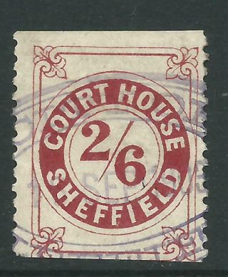 Great Britain - Rare - Sheffield Court Revenue - Very Fine -